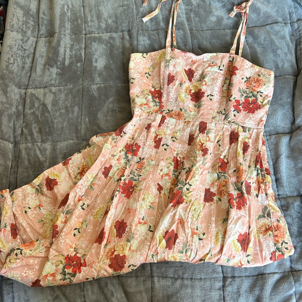 ANTONIO MELANI Pink Floral Dress